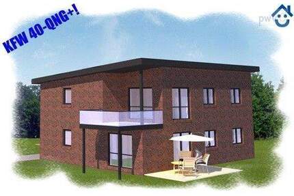 hochwertige 3-Zimmer-Erdgeschosswohnung in Aurich-Extum! KFW-40-QNG+