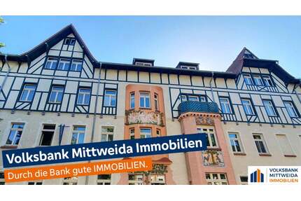 Ab 01.11 - Gepflegte 86 m² Wohnung mit Keller, Balkon und Tageslichtbad im Dachgeschoss - Chemnitz