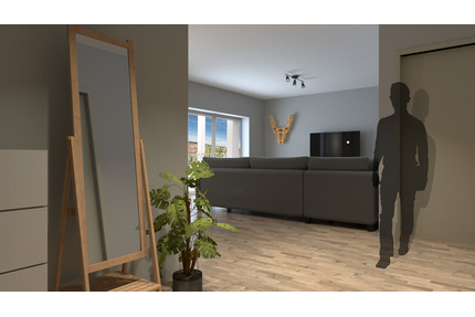 barrierefreie EG-Neubauwohnung in Mettlach zentrale Lage