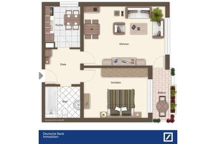 Wohnung zum Kaufen in Deggendorf 169.000,00 € 55 m²