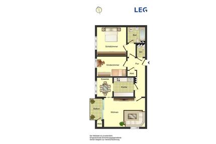 Charmante 3-Zimmer-Etagenwohnung in Bergkamen – mit Laminatboden und Badewanne