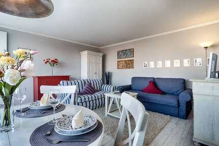 Schöne 2-Zi. Wohnung mit West-Balkon in strand- und stadtnaher Lage von Westerland - Sylt