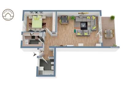 Wohnung zum Kaufen in Mergelstetten 219.000,00 € 72 m²