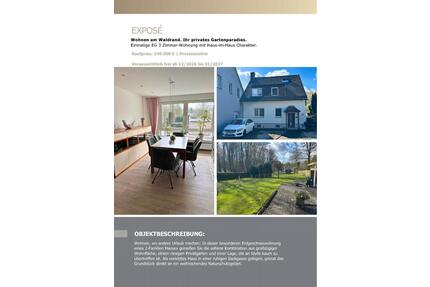 Einmalige 3,5 Zimmer Eigentumswohnung mit Haus-im Haus Charakter - Oberhausen Rothebusch