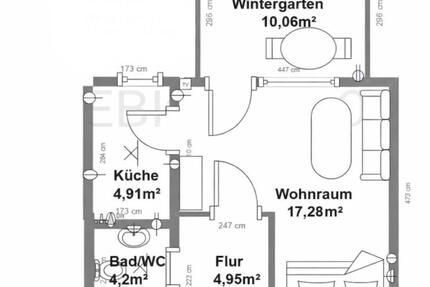 Attraktive Erdgeschosswohnung mit Wintergarten in Waldkraiburg