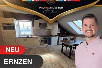 FREI AB 01.06.2026 | 3ZKB Dachgeschosswhg. m. Terrasse & Einbauküche | 104qm | 880€ KM | Haustiere nach Vereinbarung - Echternacherbrück