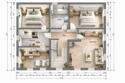 Großzügige 5-Zimmer-Wohnung mit Gartennutzung in Kaufungen - Kassel Bettenhausen