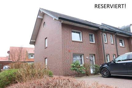 RESERVIERT - Familiengerechtes, schönes Reihenendhaus mit Südterrasse, Garten und Pkw-Stellplatz - Cloppenburg