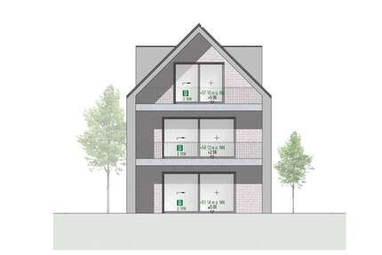 Wohnung zum Mieten in Borken 1.450,00 € 105.74 m²
