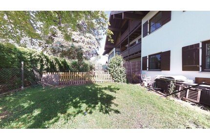 Gepflegte, vermietete 2-Zimmerwohnung mit Garten in Freilassing, Ortsteil Hofham - inkl. TG Platz.