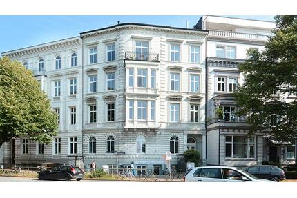 Helles 40m² Büro im Altbau direkt gegenüber der Alster flexibel, möbliert, 247 - Hamburg Hohenfelde