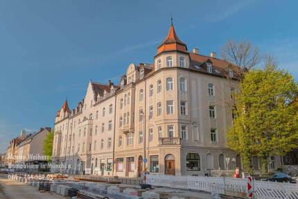 2,5 Zimmer Wohnung mit Ladengeschäft - Denkmalschutz - München Laim