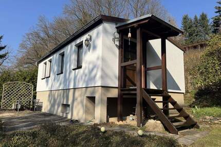 Top Lage! Ferienhaus mit Sonnenterrasse, Heizung und ganzjährig Wasser im Erholungsgebiet - Weißenborn