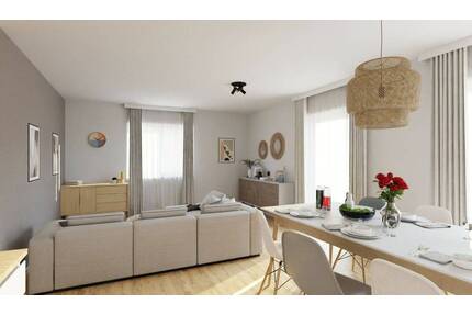 Erdgeschosswohnung mit zwei Bädern und Balkon - Göhren