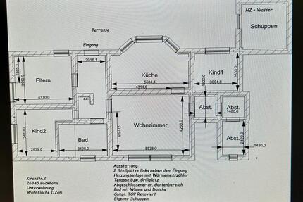 4 Zi, EBK, Bad in Bockhorn - 950,00&nbsp;EUR Kaltmiete, ca.&nbsp; 112,00&nbsp;m&sup2; in Varel (PLZ: 26316)