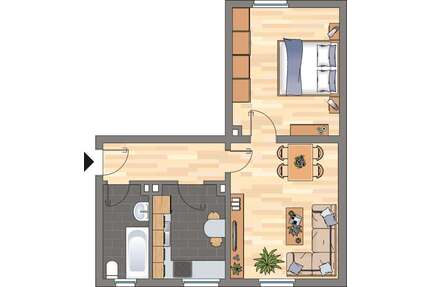 Wohnung zum Mieten in Herne 379,00 € 45.55 m²