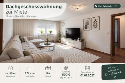 Dachgeschoß-Wohnung in Kirn-Sulzbach