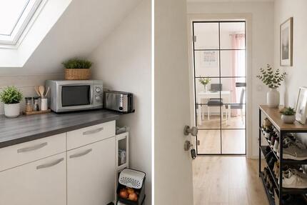 Klimatisierte Dachgeschosswohnung mit Balkon und Einbauküche - Calw