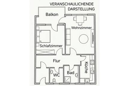 Attraktive 2,5-Zimmer-Wohnung in zentrumsnaher Lage von Kirchheim - Kirchheim unter Teck