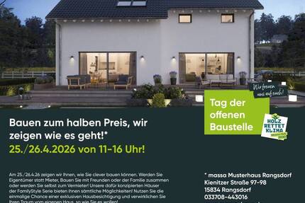 Tag der offenen Tür - Ihr Weg ins Eigenheim zum halben Preis! - Erkner