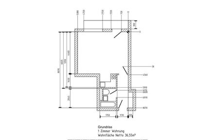 1 Zi. Appartement mit Balkon renoviert - Haar