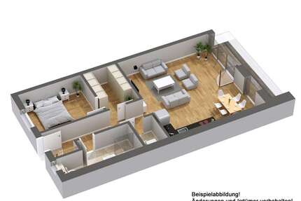 Wohnung zum Mieten in Bienenbüttel 730,00 € 67.13 m²