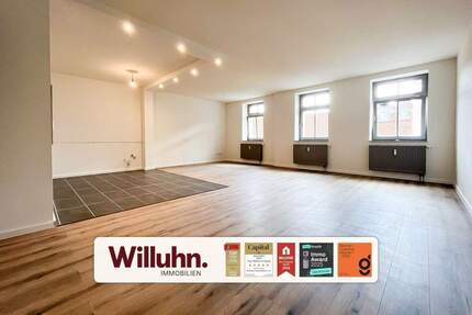 Leipzig-Plagwitz: große 2-Zimmer Wohnung mit Ost-Balkon und Tageslichtbad I Energieeffizienzklasse B