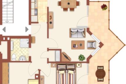 Wohnung in Brandoberndorf - 640,00&nbsp;EUR Kaltmiete, ca.&nbsp; 70,00&nbsp;m&sup2; in Frankfurt am Main (PLZ: 60435) Nord-Ost