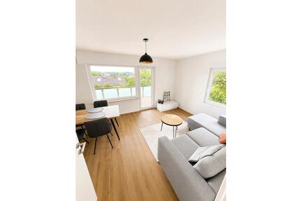 Barrierefreie 3-Zimmer-Wohnung mit Balkon, Garten, möbliert - Rechberghausen
