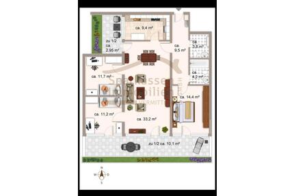 Provisionsfrei! 4-Zimmer Wohnung, 4. Stock - gepflegt - Taufkirchen