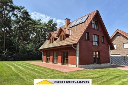 Provisionsfrei! Skandinavischer Wohntraum mit Waldblick! Exklusives Einfamilienhaus - Ihr Zuhause Nähe Saller See - Lengerich