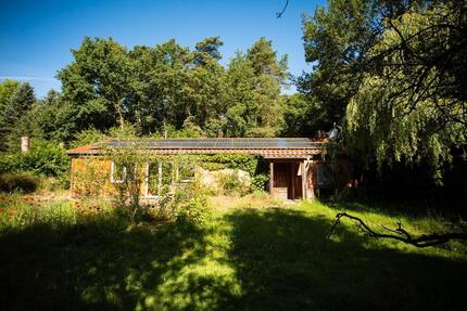 Ferienhaus mit Waldstück Sauna, Badezuber Hottub Kinder Spielzimmer mit Hund - Zernien