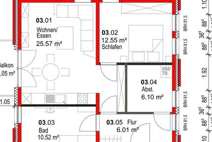 Schöne 63 m² Wohnung | 3 Zimmer | Löningen