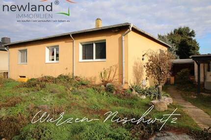 Raum- & Gartenwunder - Bungalow mit Einliegerwohnung in Nischwitz nähe Wurzen!