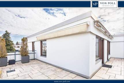 Obermenzing: Dachterrassenwohnung mit Penthouse-Charakter und Entwicklungsspielraum - München Pasing-Obermenzing
