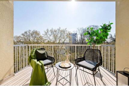 Ohne Makler - Helle 3-Zimmer-Wohnung mit Balkon in Frankfurt Niederrad - Frankfurt am Main