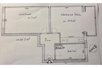 Sonnige 2 Zimmer Wohnung in der Südstadt - Hannover