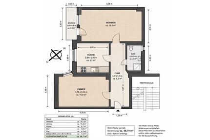 BEZUGSFREIER ALTBAU IM SAMARITERKIEZ | BALKON | DIELEN | 3,20 M D - Berlin Friedrichshain-Kreuzberg