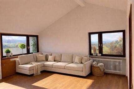 Dachgeschosswohnung mit Rheinblick in Waldshut - Waldshut-Tiengen