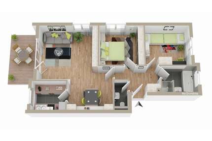 Wohnung zum Kaufen in Oberstenfeld 249.000,00 € 72.55 m²