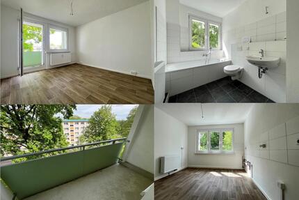 Erstbezug nach Sanierung ++ 4,5-Zimmer-Wohnung ++ Wohnküche + Wanne + Dusche + 2 Balkone - Chemnitz Helbersdorf