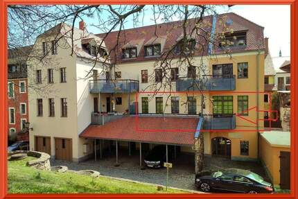 1.OG mit sonnigem Balkon und Burgblick! Esszimmer, Gäste-WC. Stellplatz im Carport vorhanden - Bautzen