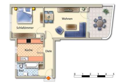 Wohnung zum Mieten in Gladbeck 410,00 € 52.88 m²