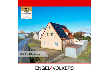 Charmantes Einfamilienhaus mit großem Garten und zusätzlichem Baupotenzial - Geroldshausen