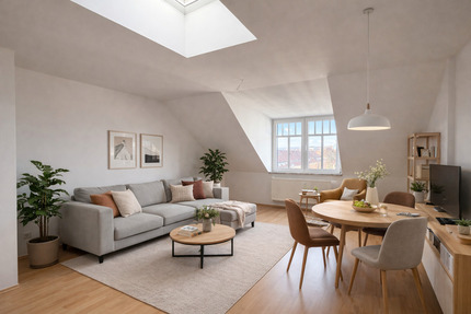 Helle 3-Zimmer-Dachgeschosswohnung mit Wintergarten - Gera