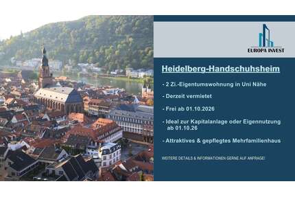 Wohnung zum Kaufen in Heidelberg 313.000,00 € 48.69 m²