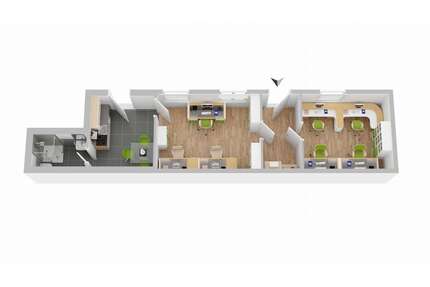 Büro in Achim 425,00 € 47.32 m²