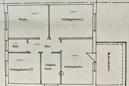 Wohnung 3 Zimmer Küche Bad - 723,00&nbsp;EUR Kaltmiete, ca.&nbsp; 62,00&nbsp;m&sup2; in Vellmar (PLZ: 34246)