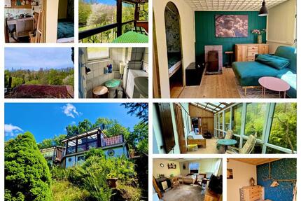 Zwei Bungalows & Grundstücke idyllisch am Hang (auch trennbar) - Mansfeld