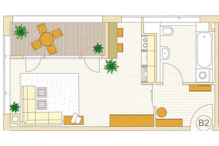 Wohnung zum Mieten in Grafing b. München 695,00 € 38.8 m²